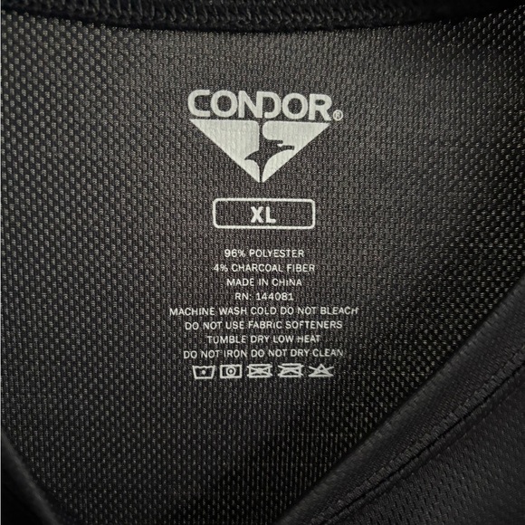Condor MAXFORT Shirt Men's XL High Performance Trainer Top Athletic Tactical Tee - Picture 2 of 3